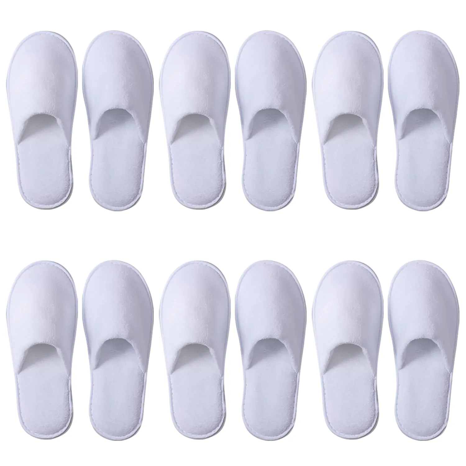 6-9 Pairs Spa Slippers, Non Slip Disposable Slippers For Guest, Washable Reusable, Which Can Be Used As Women Men, House, Indoor, Bathroom, Bedroom, Hotel, Bride Slippers