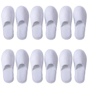 6-9 Pairs Spa Slippers, Non Slip Disposable Slippers For Guest, Washable Reusable, Which Can Be Used As Women Men, House, Indoor, Bathroom, Bedroom, Hotel, Bride Slippers