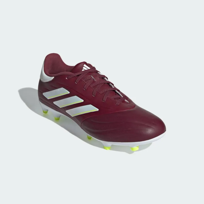 adidas COPA PURE II LEAGUE Firm Ground Soccer Cleats | Shadow Red-Cloud White | Men's