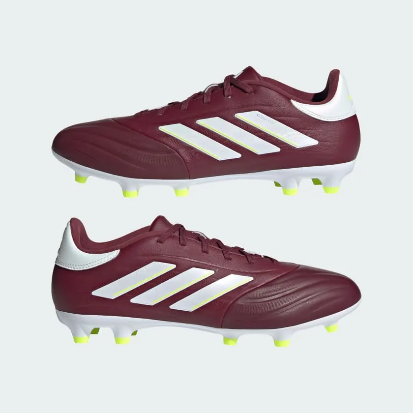 adidas COPA PURE II LEAGUE Firm Ground Soccer Cleats | Shadow Red-Cloud White | Men's