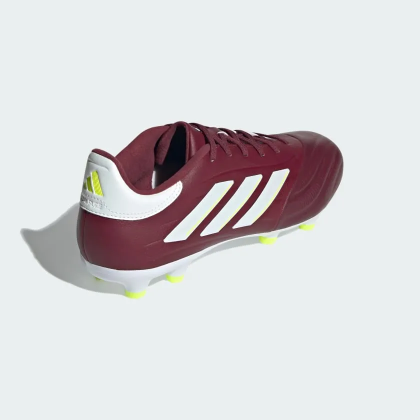 adidas COPA PURE II LEAGUE Firm Ground Soccer Cleats | Shadow Red-Cloud White | Men's