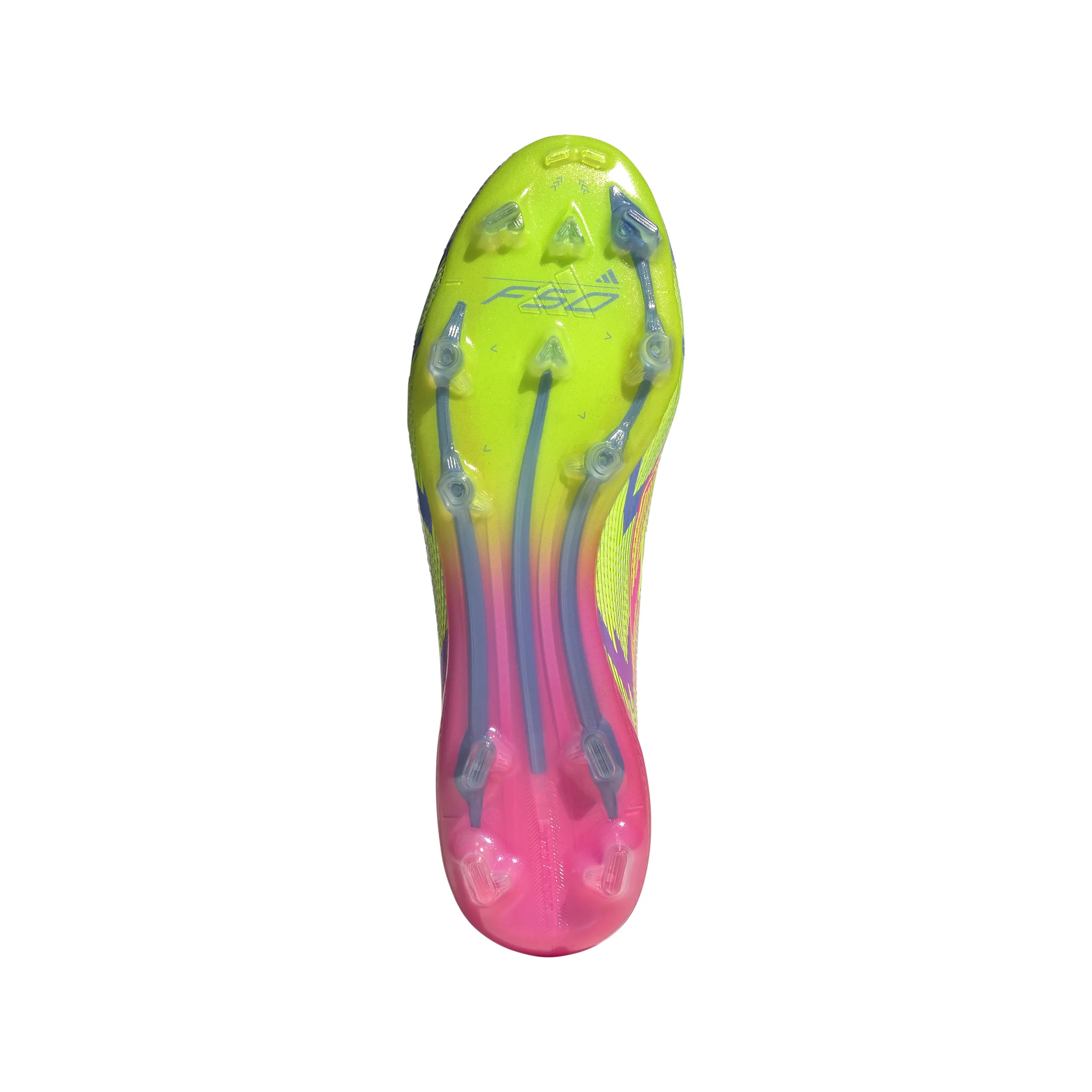 adidas F50 Elite FG Firm Ground Soccer Cleat - Lucid Pink/ Lucid Lemon/ Blue Fusion