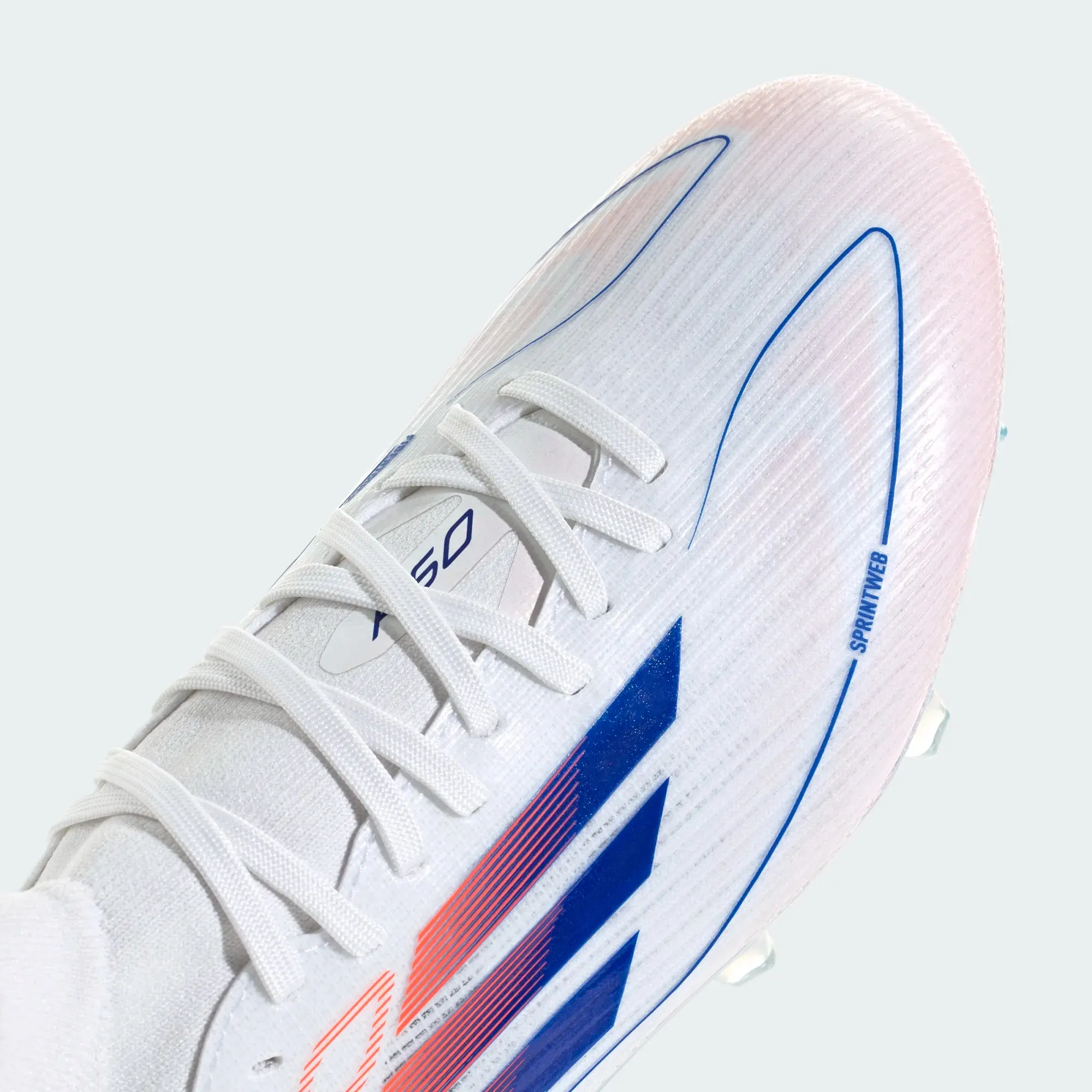 adidas F50 Pro Mid-Cut FG White Blue Red