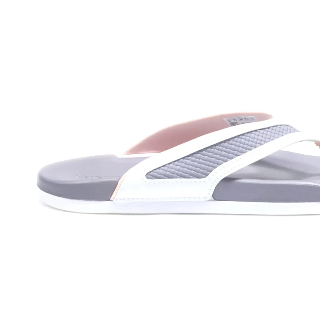 Adidas Slippers Canvas Grey Colour For Women
