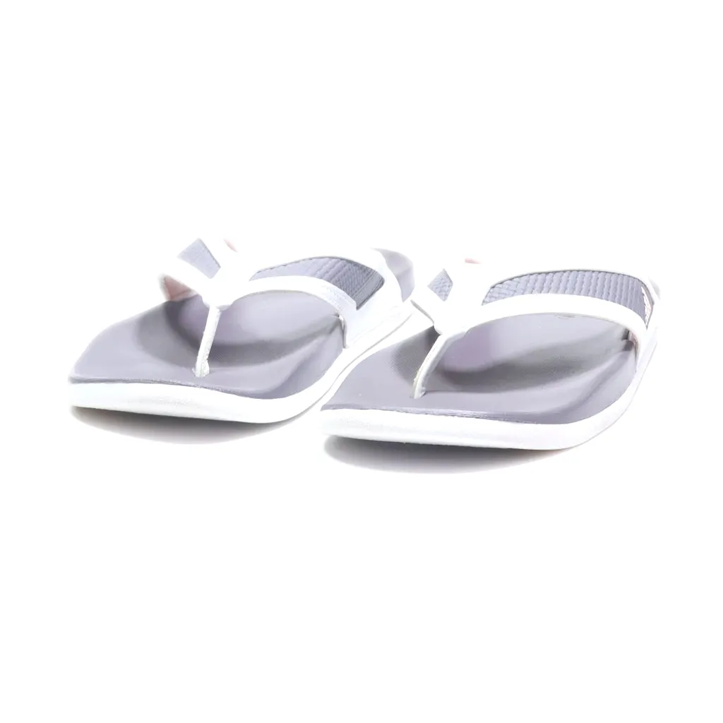 Adidas Slippers Canvas Grey Colour For Women