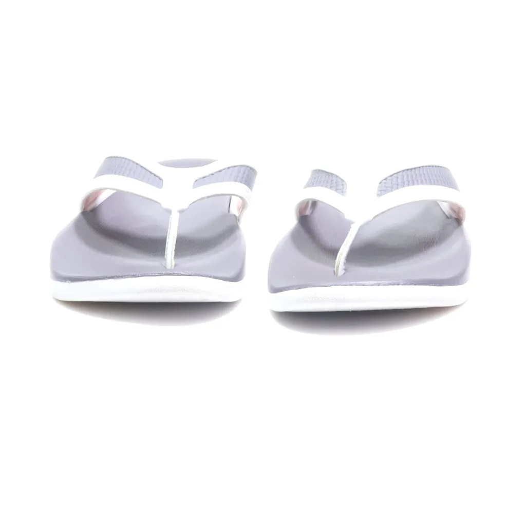 Adidas Slippers Canvas Grey Colour For Women