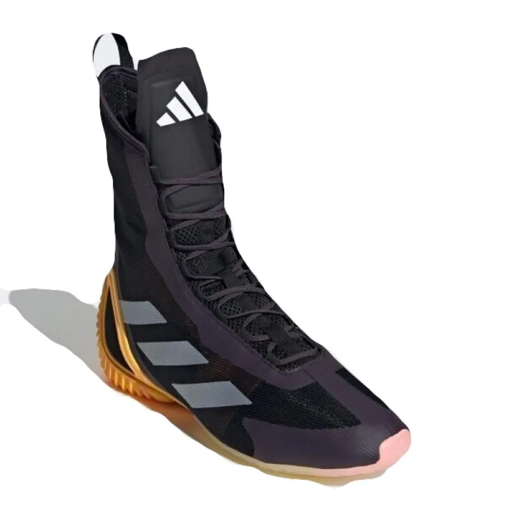 Adidas Speedex Ultra Boxing Boots - Black/Oly