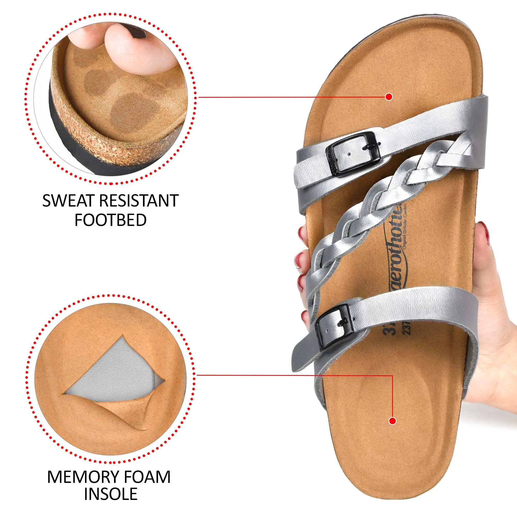 Aerothotic - Viking Strappy Sandals - PU1103