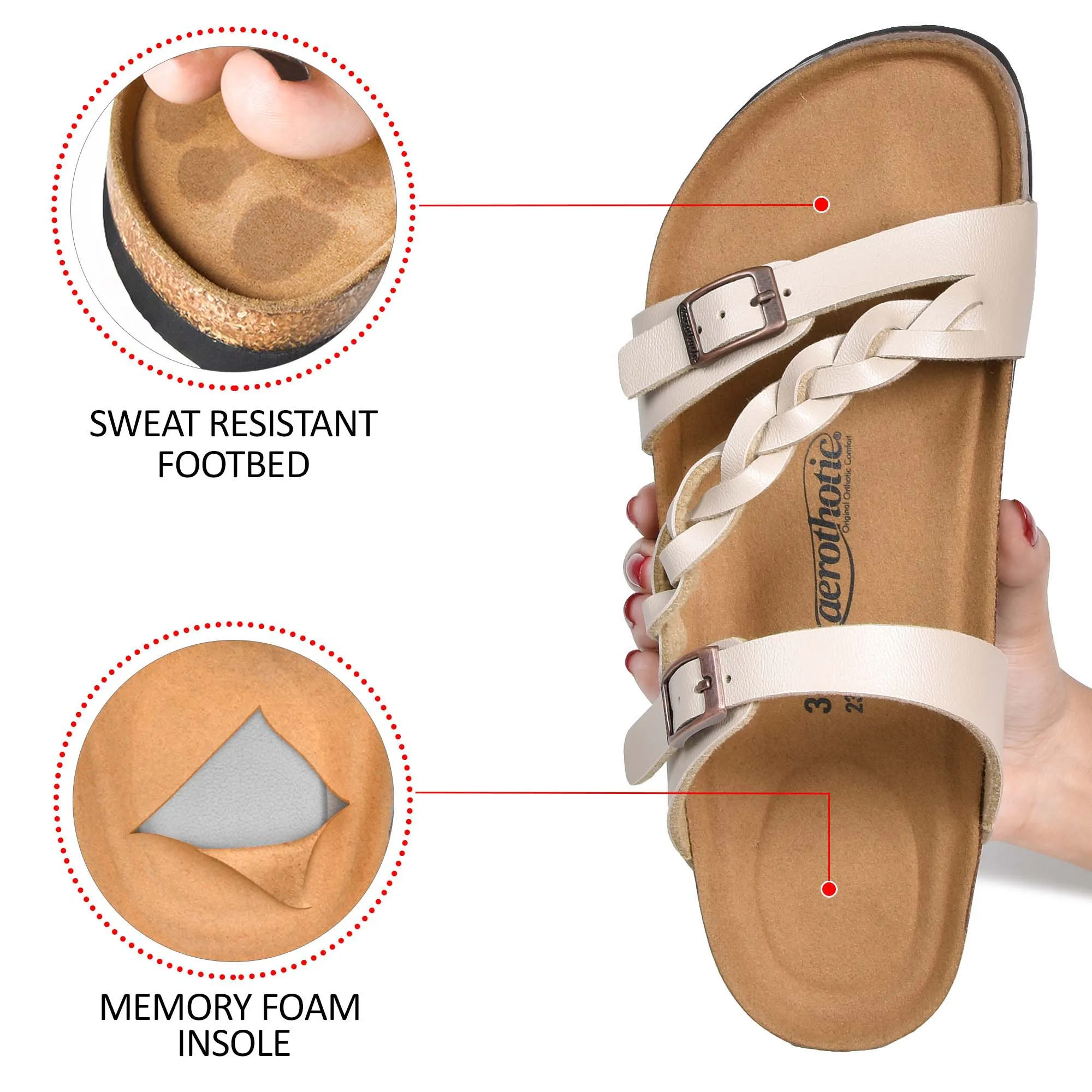 Aerothotic - Viking Strappy Sandals - PU1103