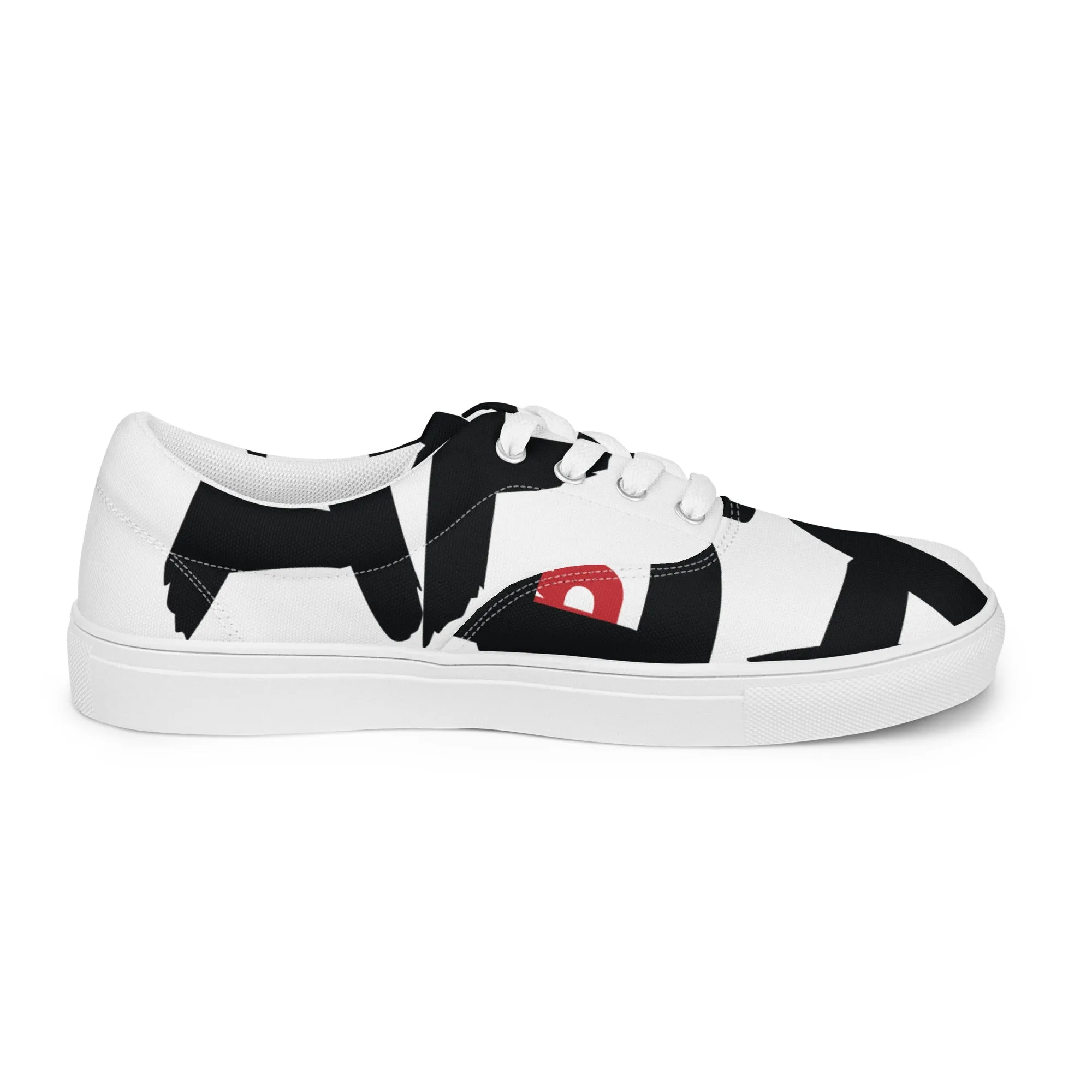AFRICAN SAMURAI Men’s Lace-Up Canvas Shoes