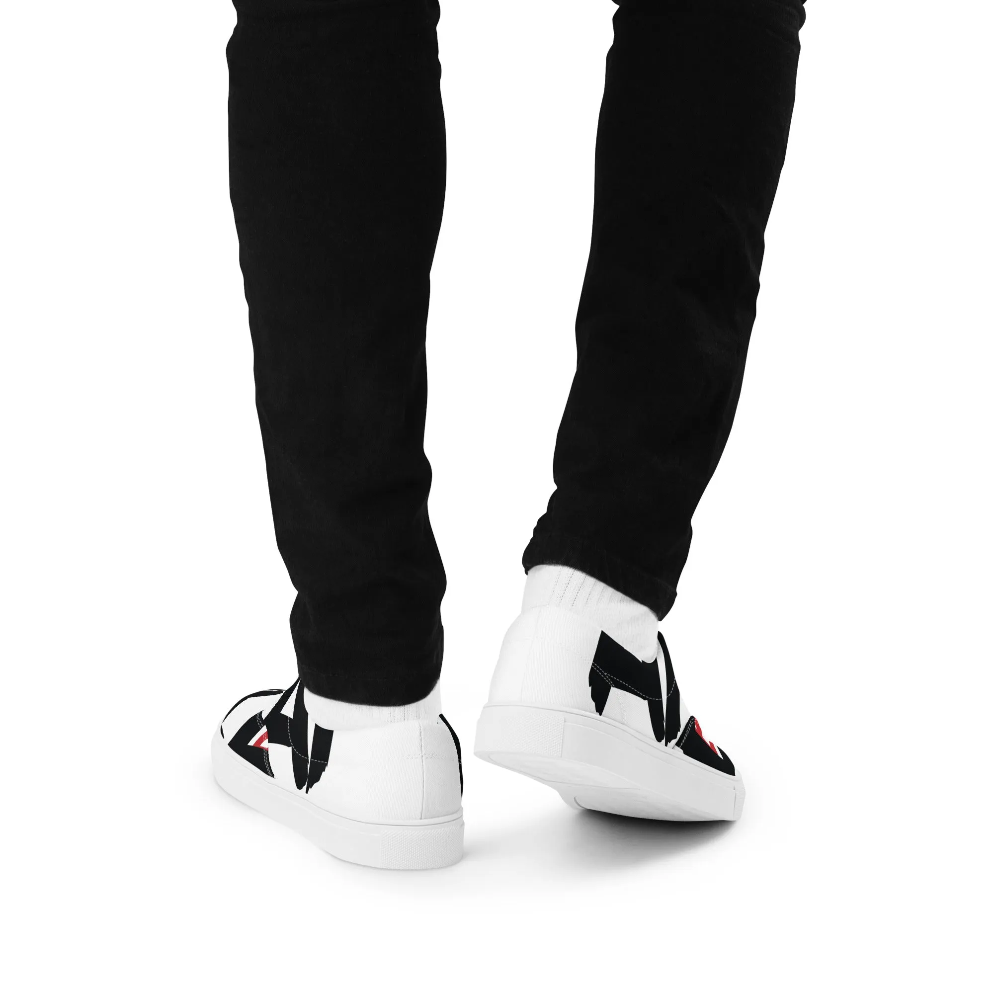AFRICAN SAMURAI Men’s Lace-Up Canvas Shoes