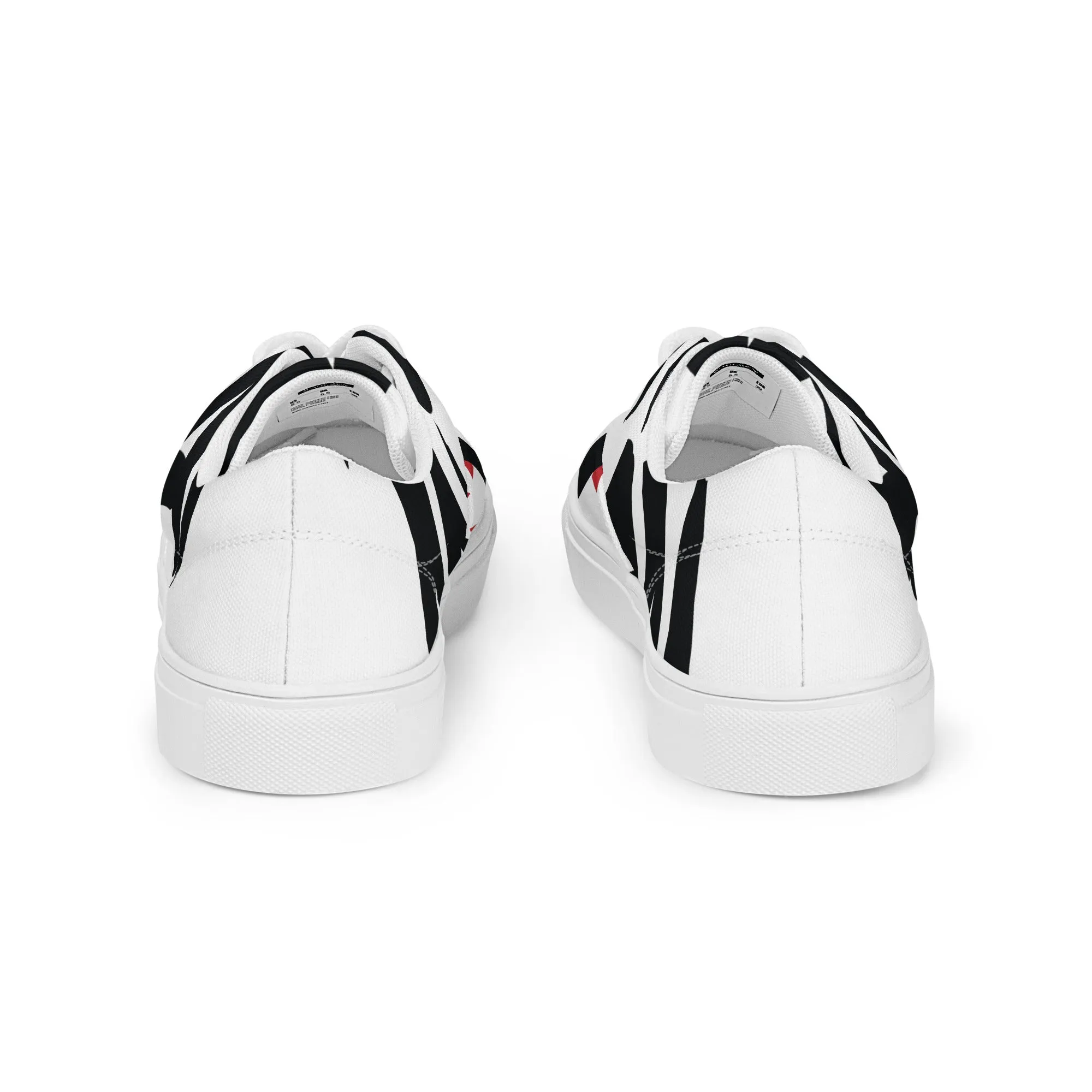 AFRICAN SAMURAI Men’s Lace-Up Canvas Shoes