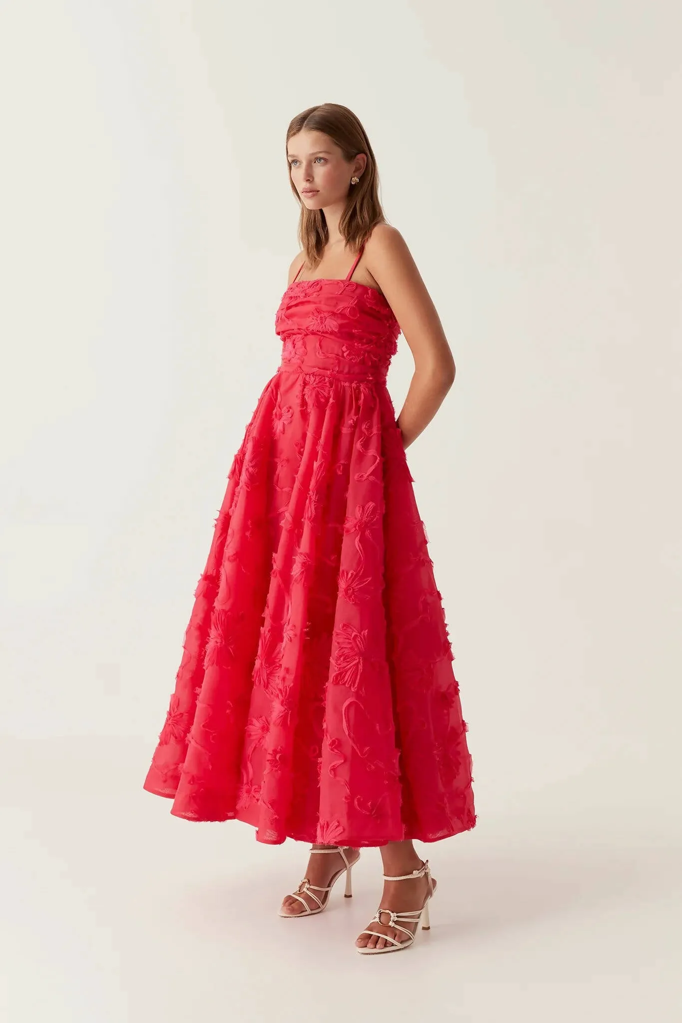 Aje Evangeline Midi Dress