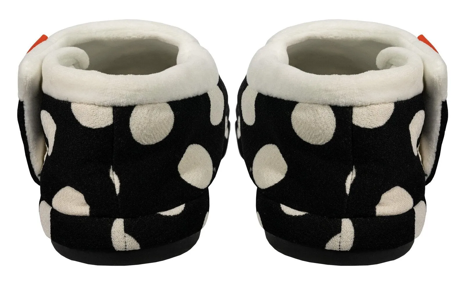ARCHLINE Orthotic Slippers CLOSED Arch Scuffs Pain Moccasins Relief - Black/White Polka Dots - EUR 37 (Womens 6 US)