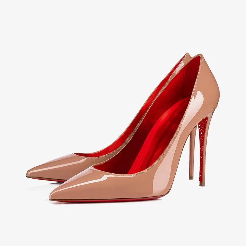 Beige Pumps Sparkling Sole