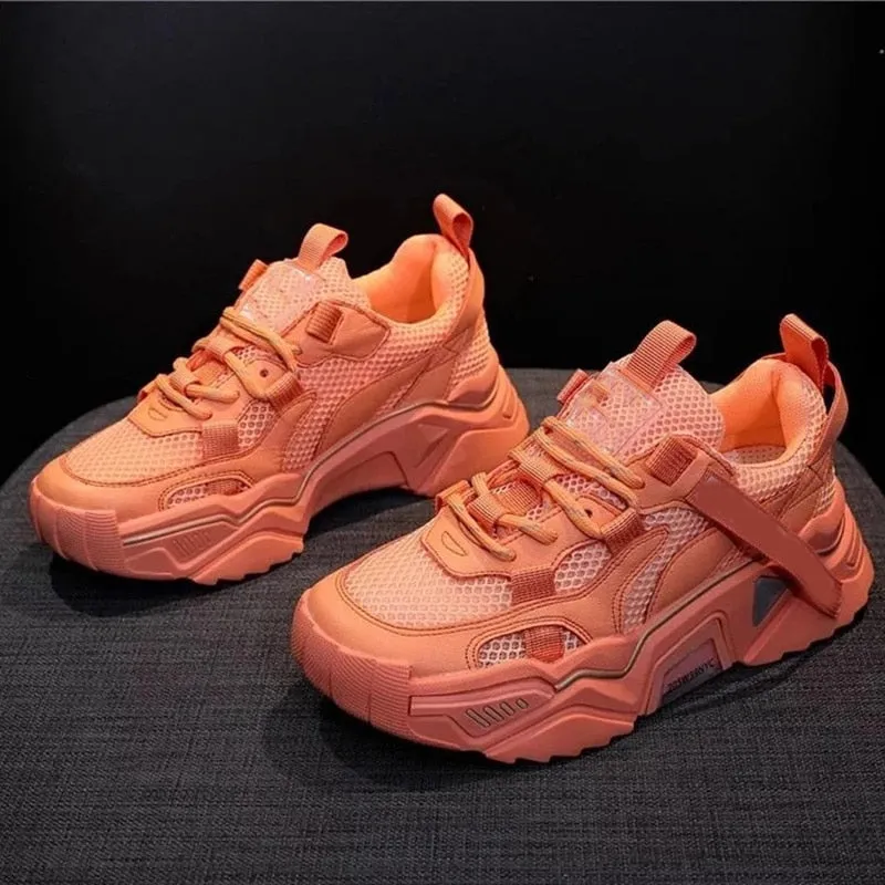 Candy Color Platform Sneakers