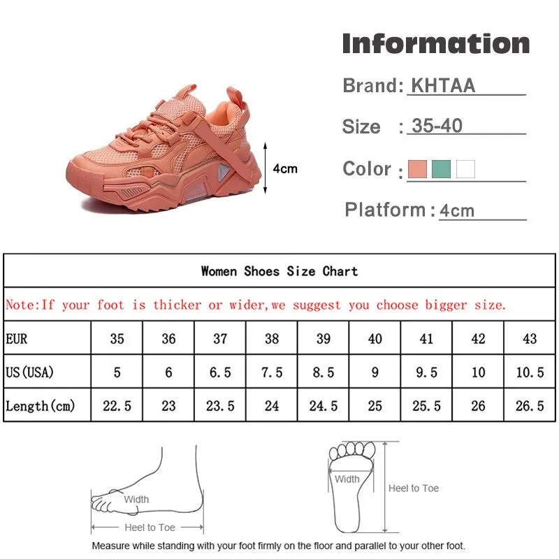 Candy Color Platform Sneakers