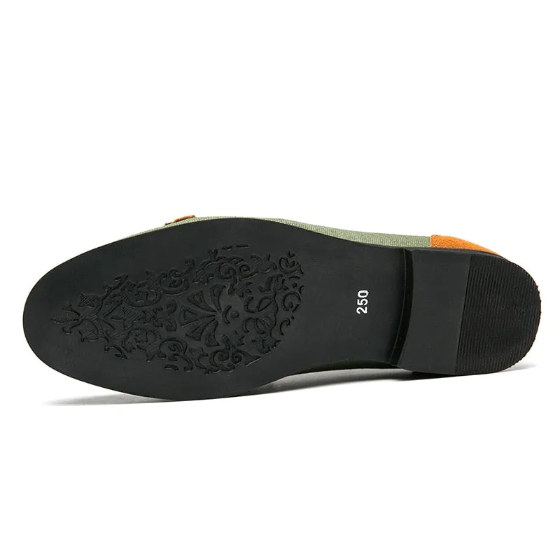 Casual Handmade Loafers Men Slip On Dress Shoes
