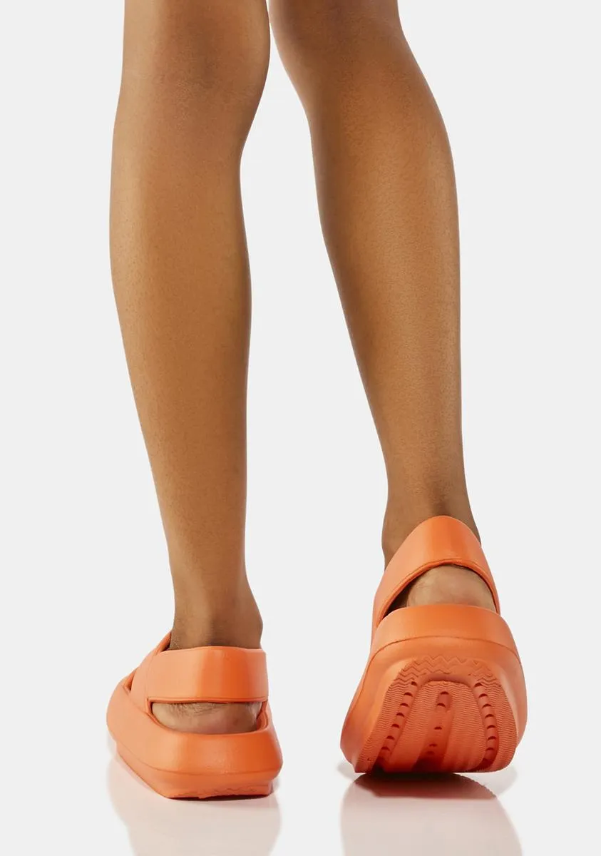 Citrus Sidewalk Shuffle Slide Sandals