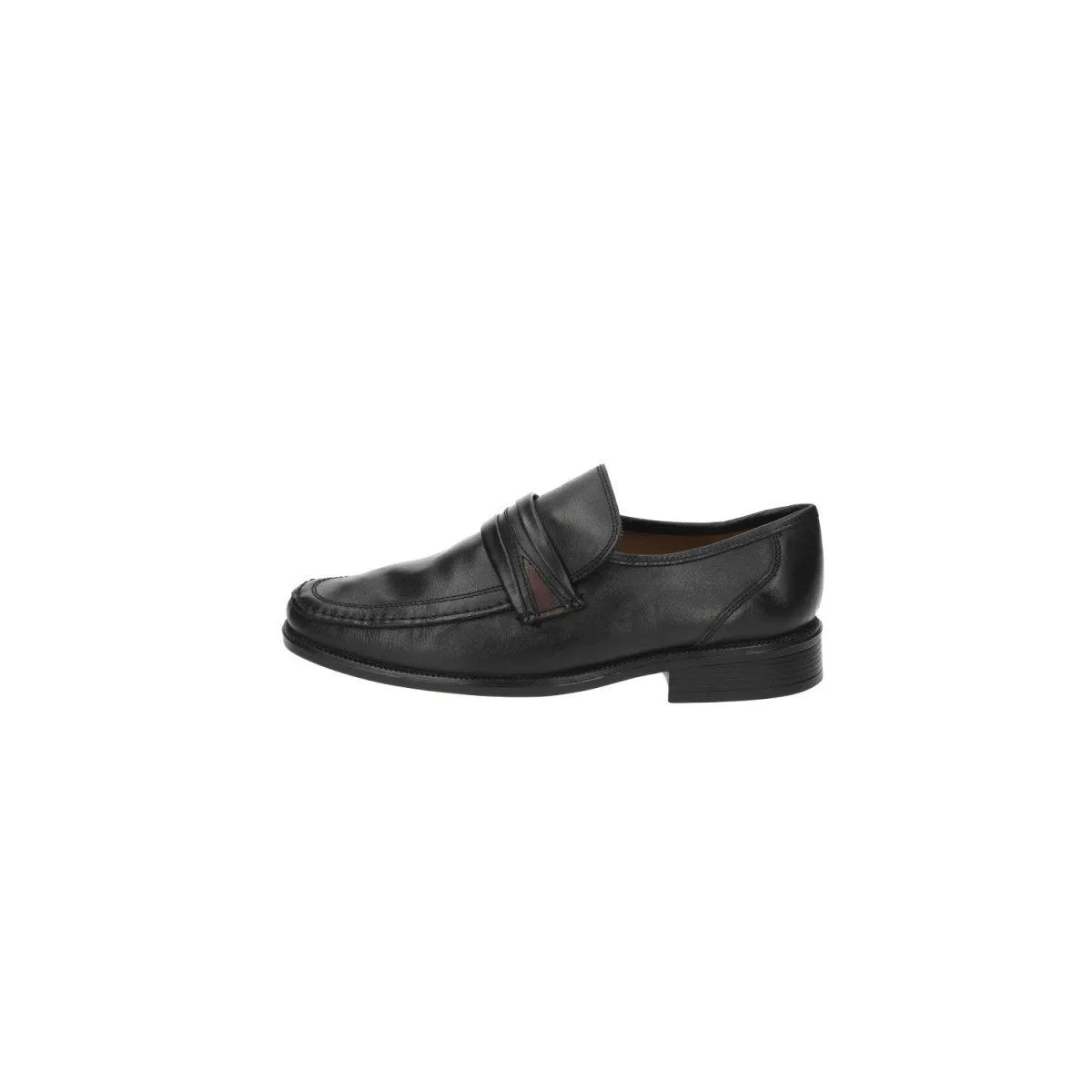 Clarks Aston Mind Wide On Formal Slip Ons Leather Black Colour For Men
