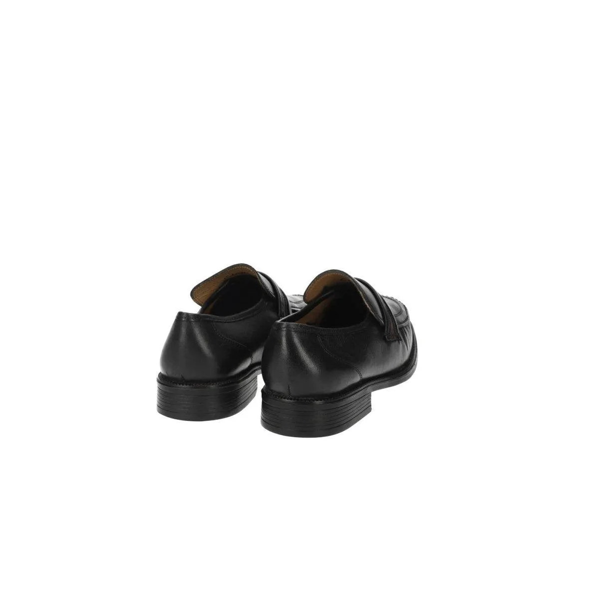 Clarks Aston Mind Wide On Formal Slip Ons Leather Black Colour For Men