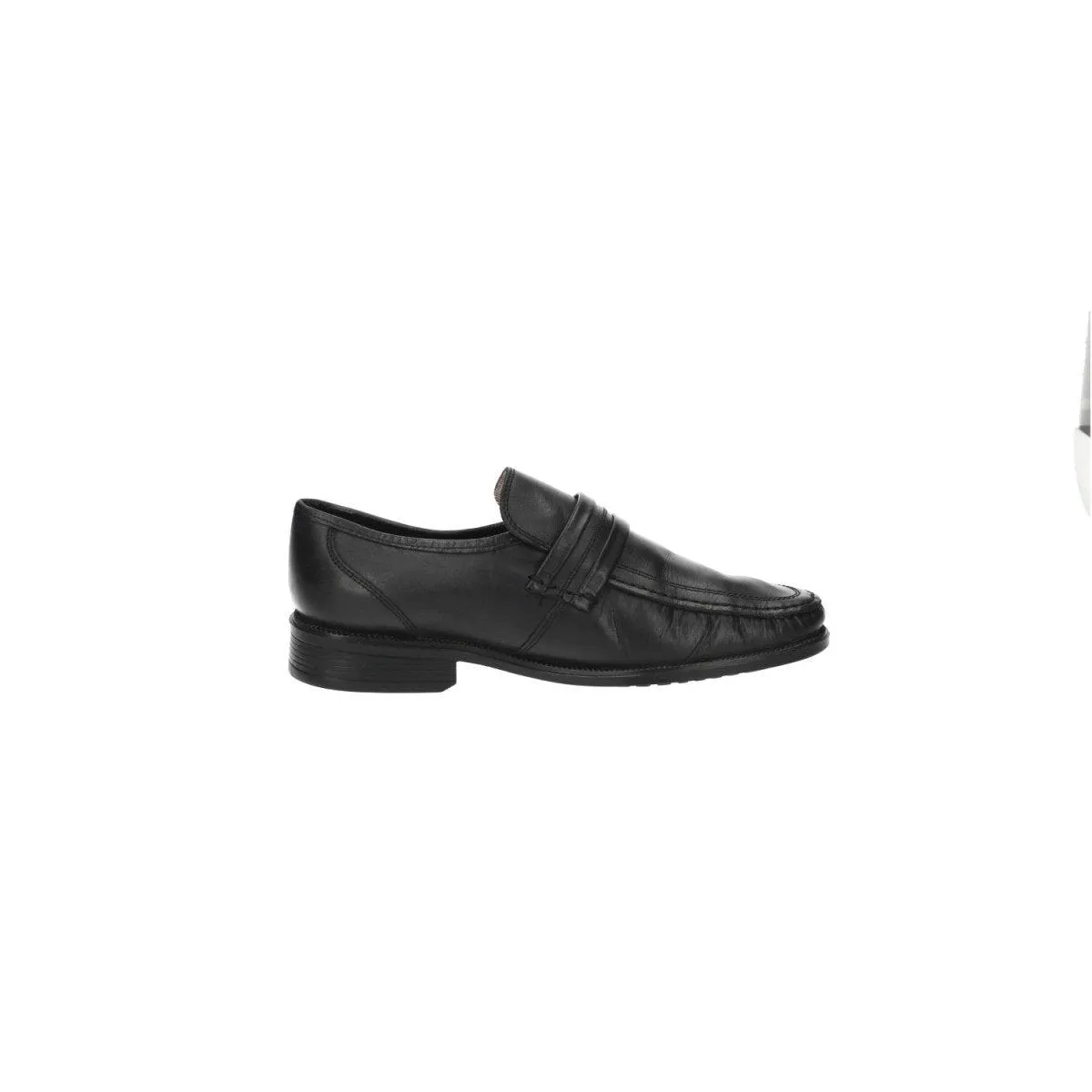 Clarks Aston Mind Wide On Formal Slip Ons Leather Black Colour For Men