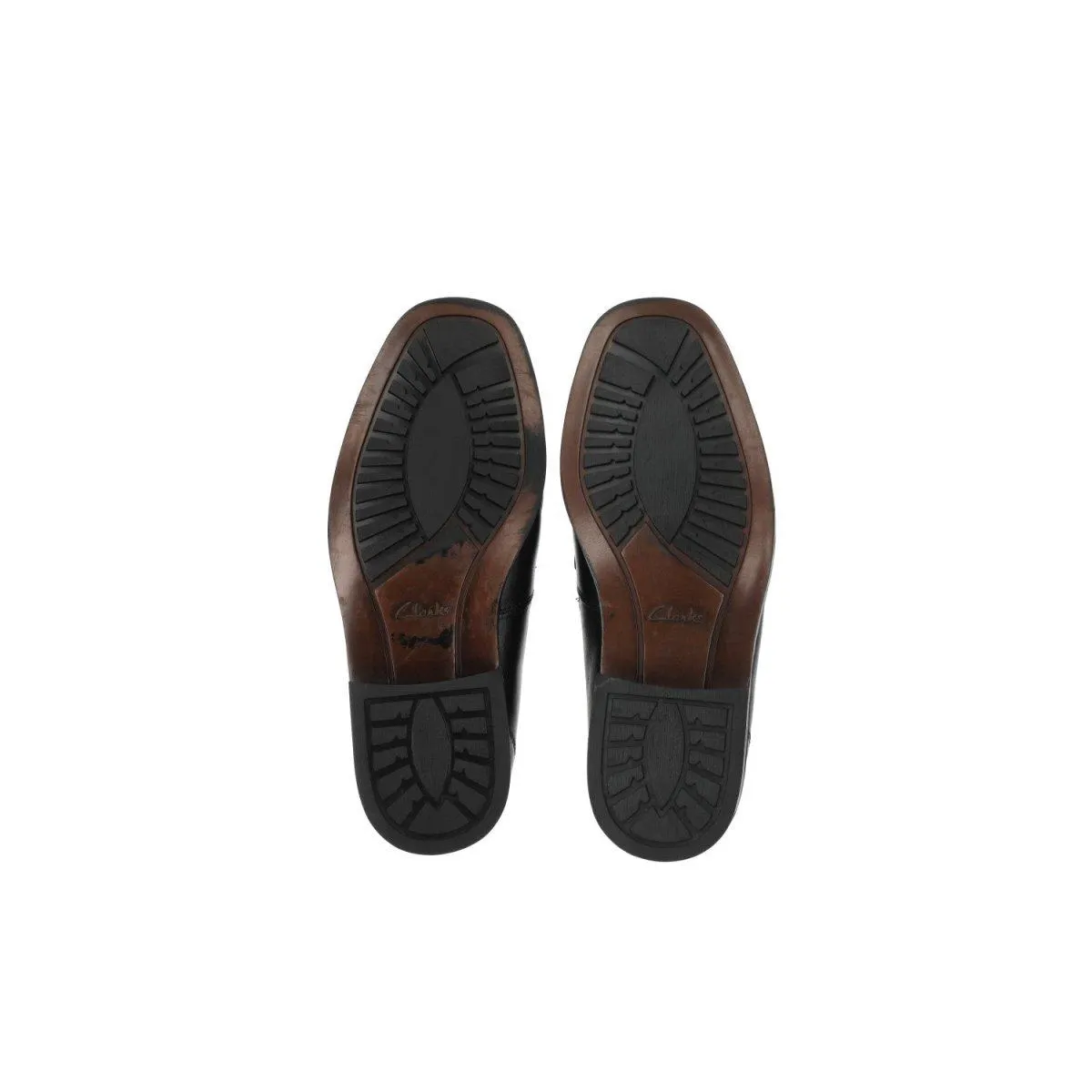 Clarks Aston Mind Wide On Formal Slip Ons Leather Black Colour For Men