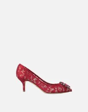 Embellished Lace Rosa Pumps 60