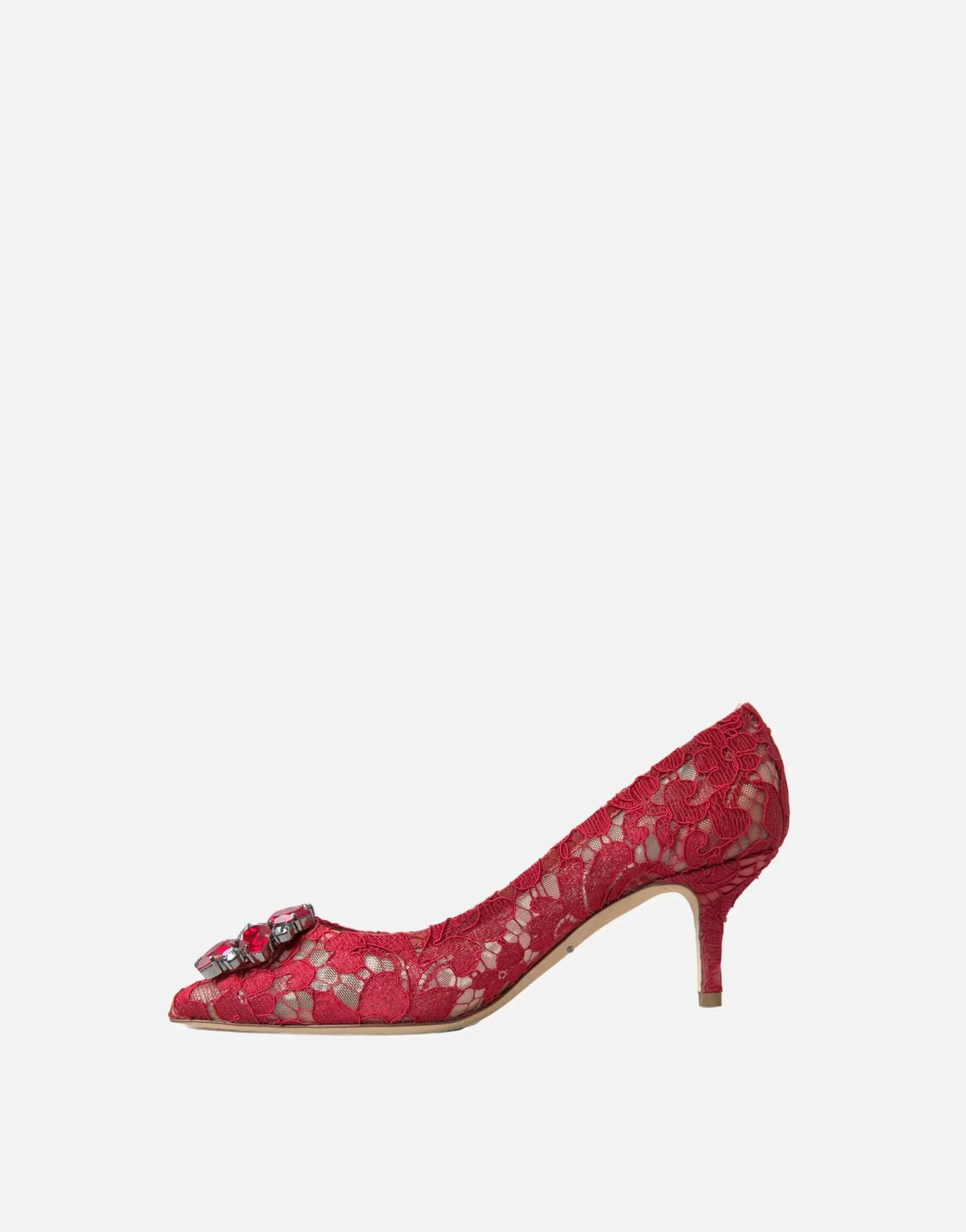Embellished Lace Rosa Pumps 60