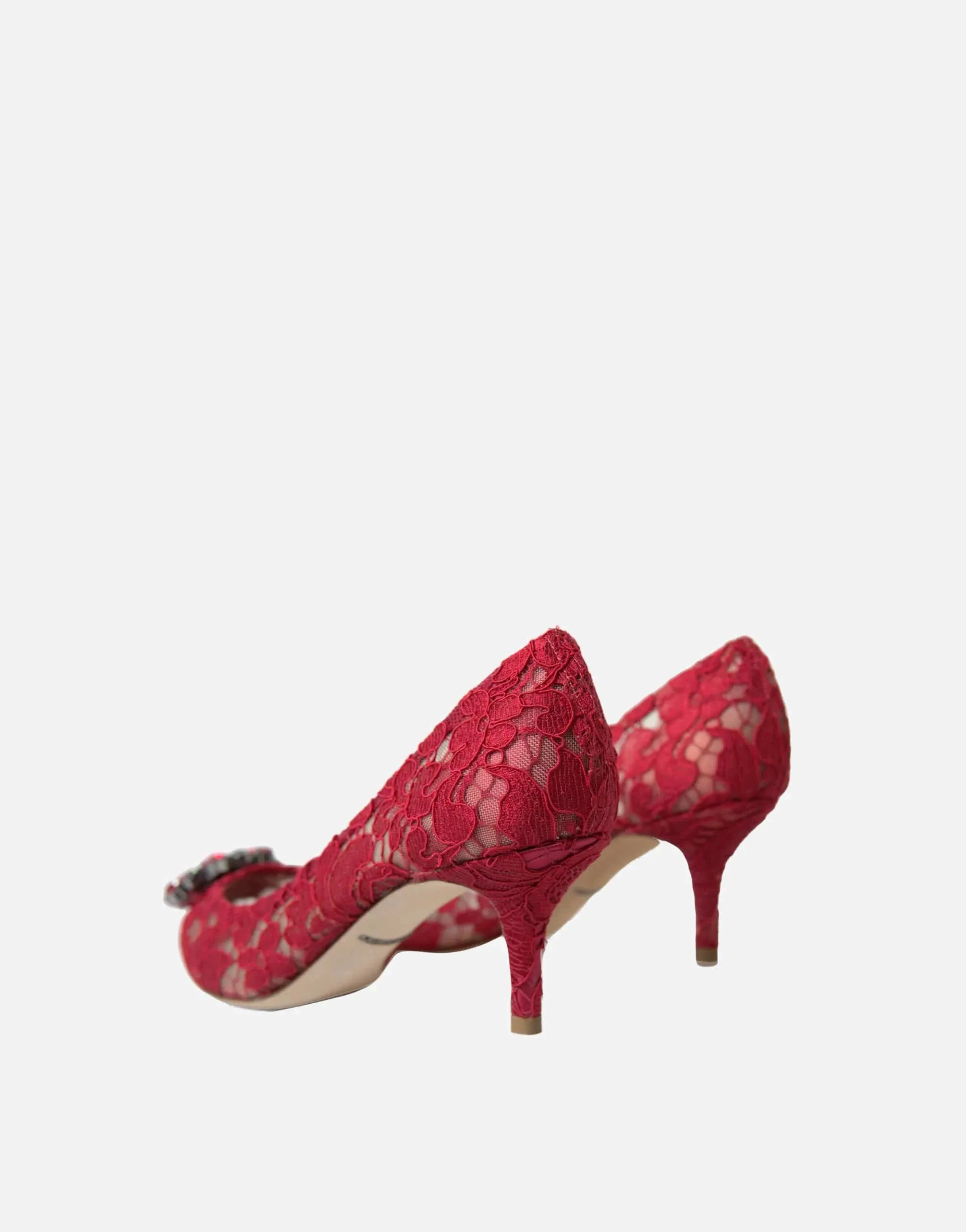 Embellished Lace Rosa Pumps 60