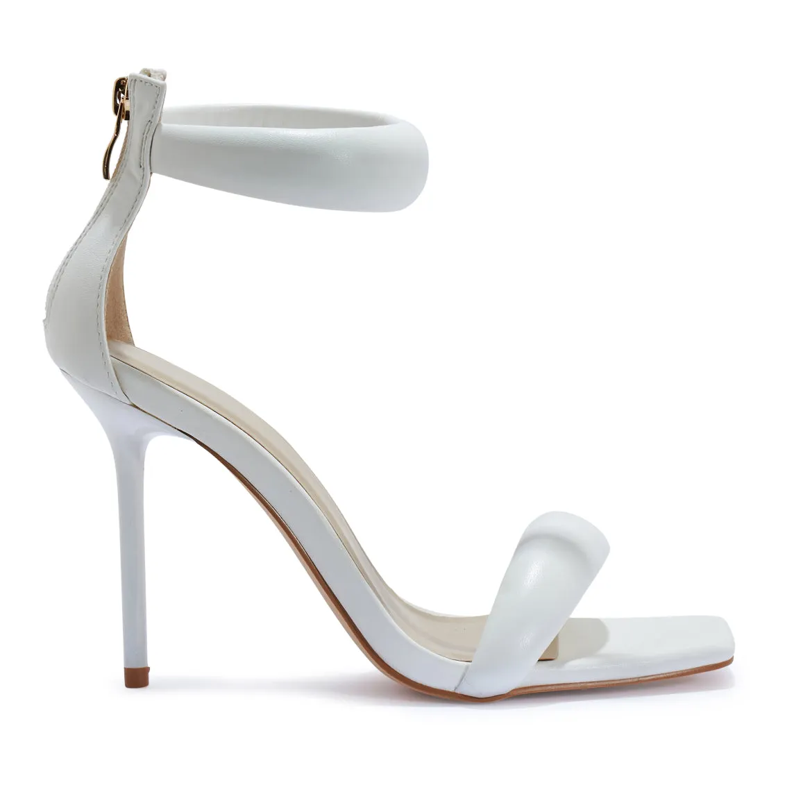 FOXGLOVE5/B PADDED STILETTO SQUARE TOE BARELY THERE