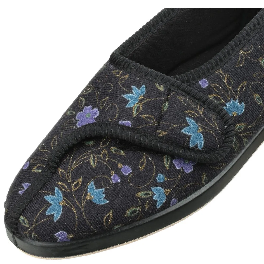 GBS Wilma Ladies Wide Fit Slipper