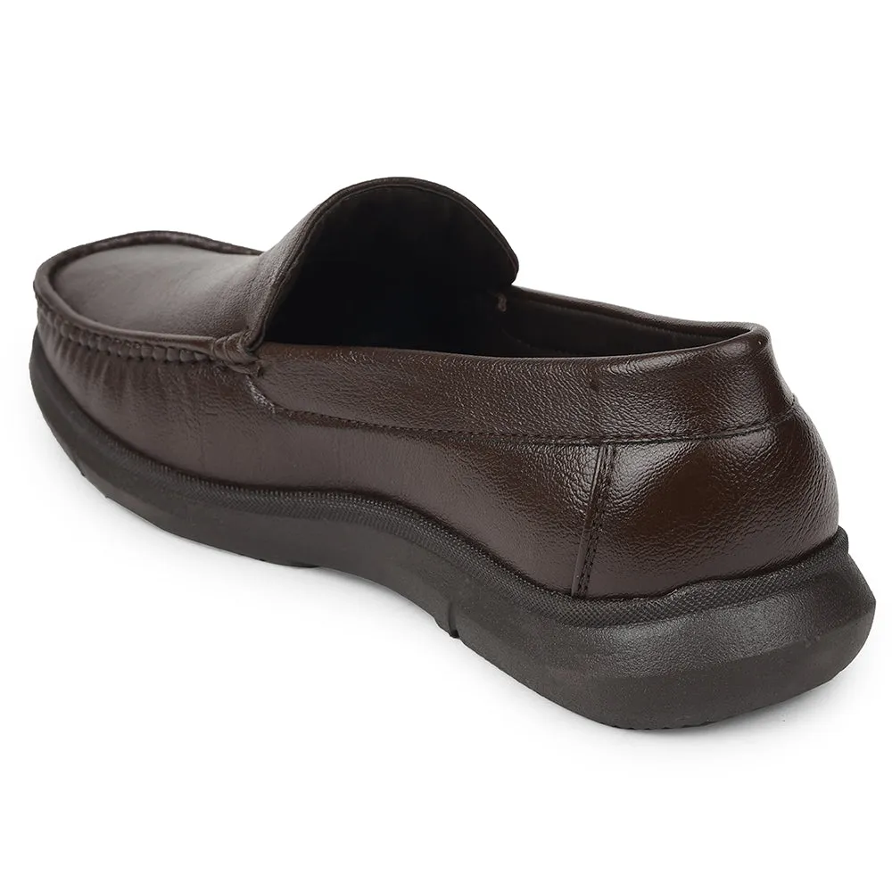 Healers Brown Formal Loafers For Men VSL-3 By Liberty