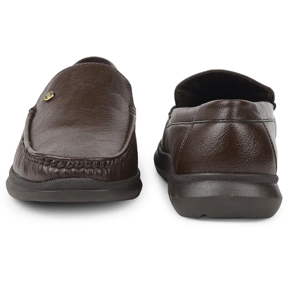 Healers Brown Formal Loafers For Men VSL-3 By Liberty