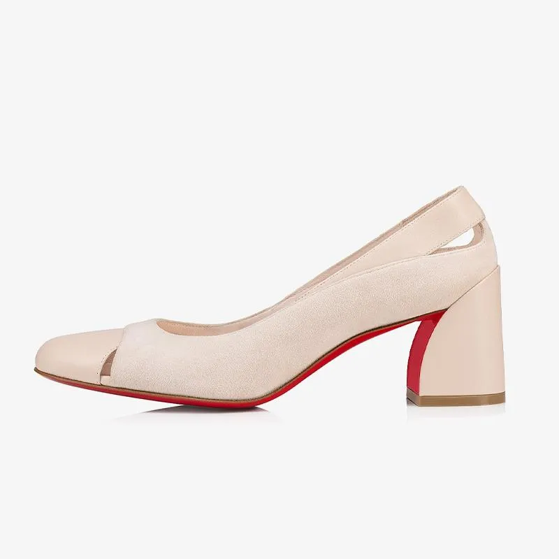 High-quality Suede and Leather Pump