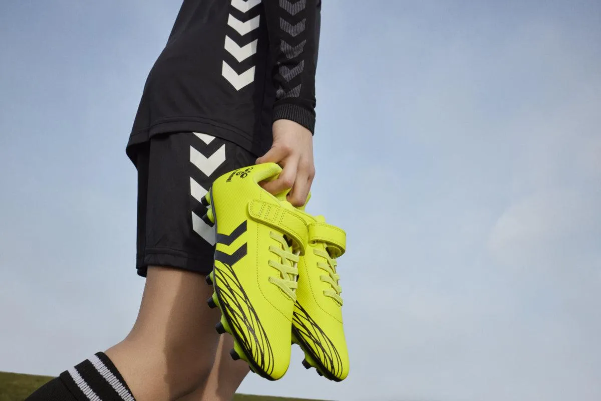 hummel Top Star Jr FG Soccer Cleats (safety yellow)