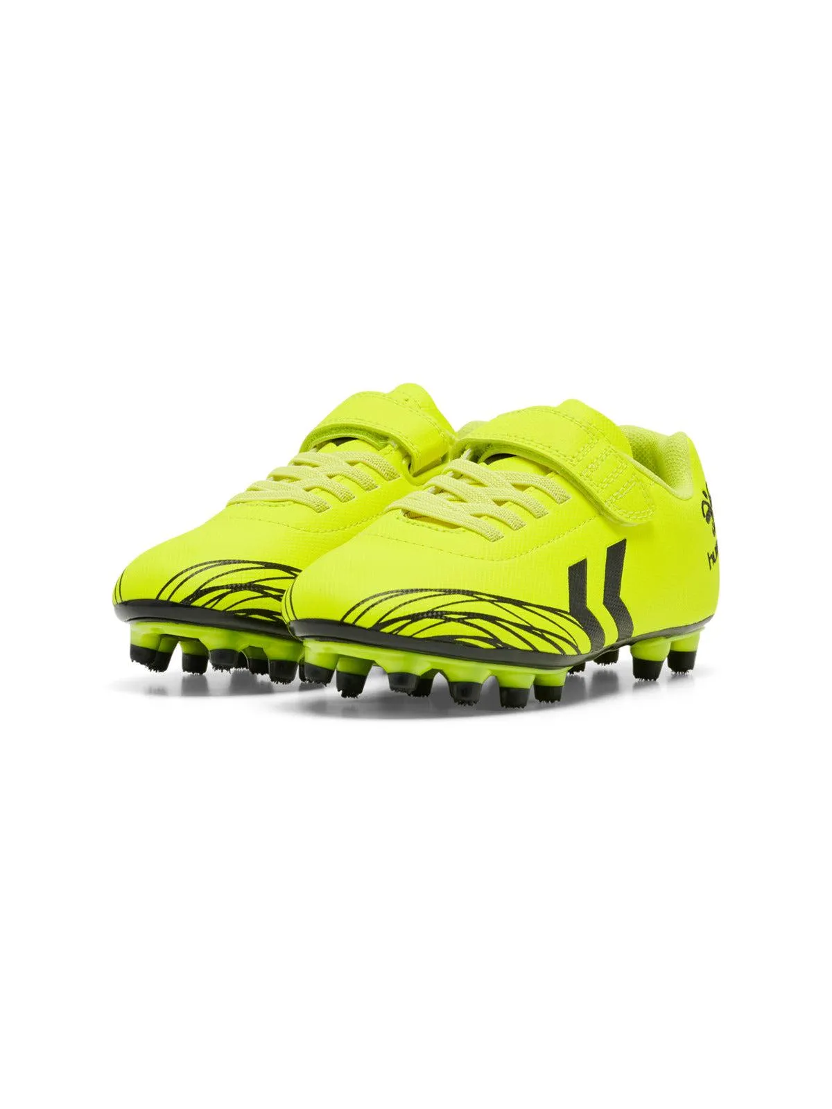 hummel Top Star Jr FG Soccer Cleats (safety yellow)