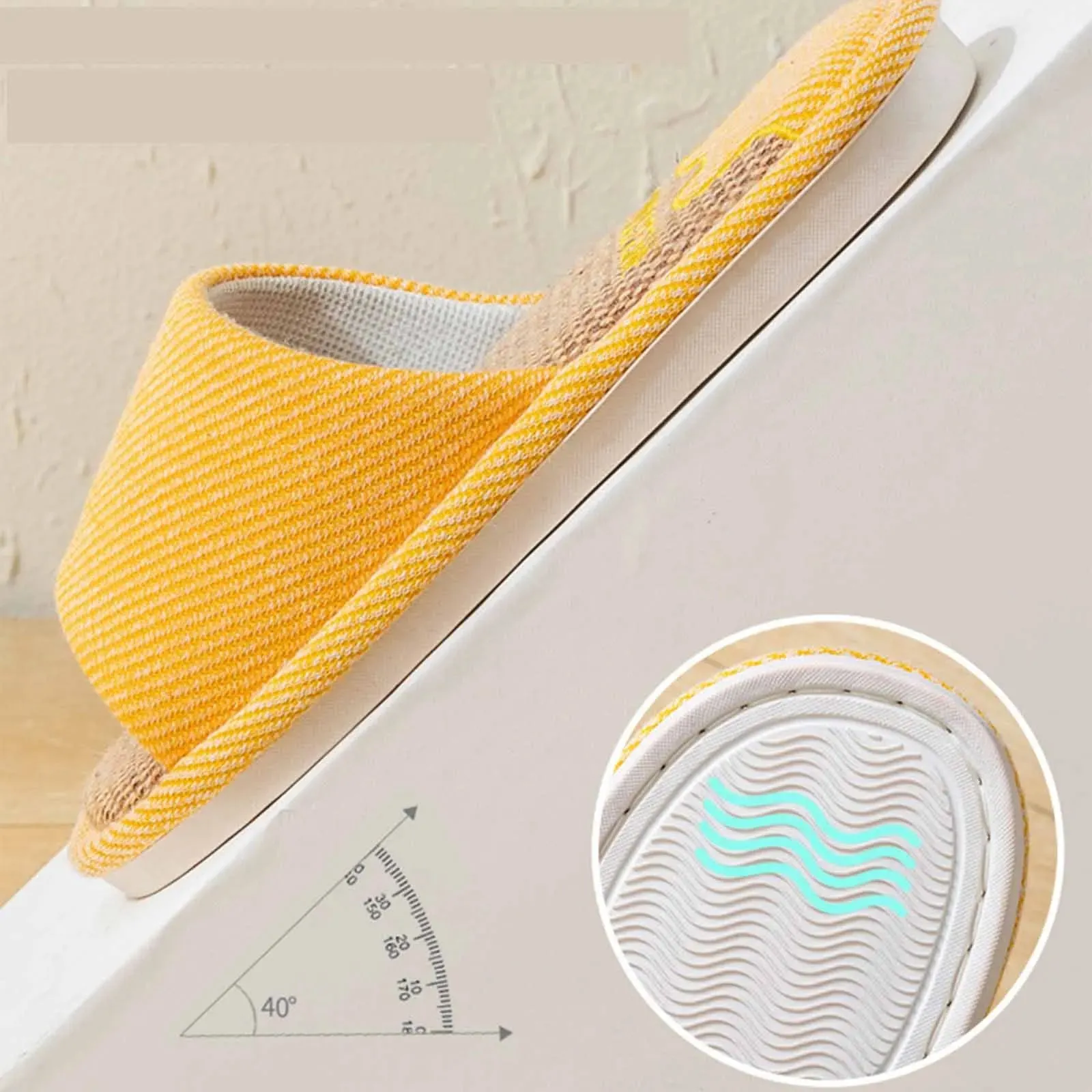Isla - Comfortable Indoor Linen Slippers for Women