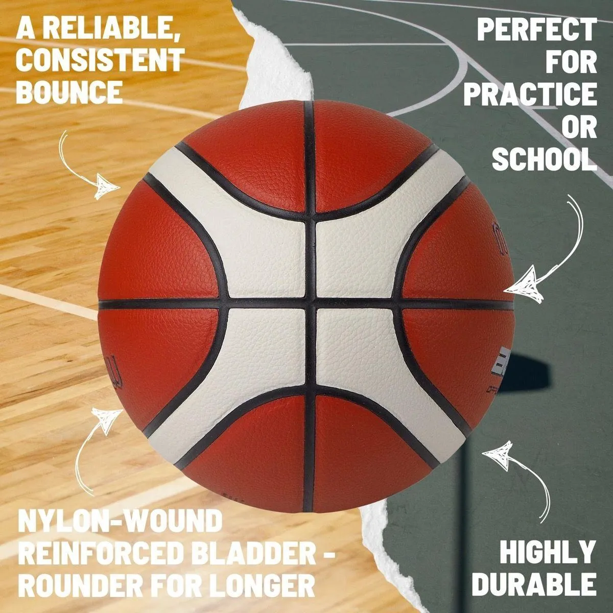 Molten BASKETBALL BG3000 SYNTHETIC LEATHER