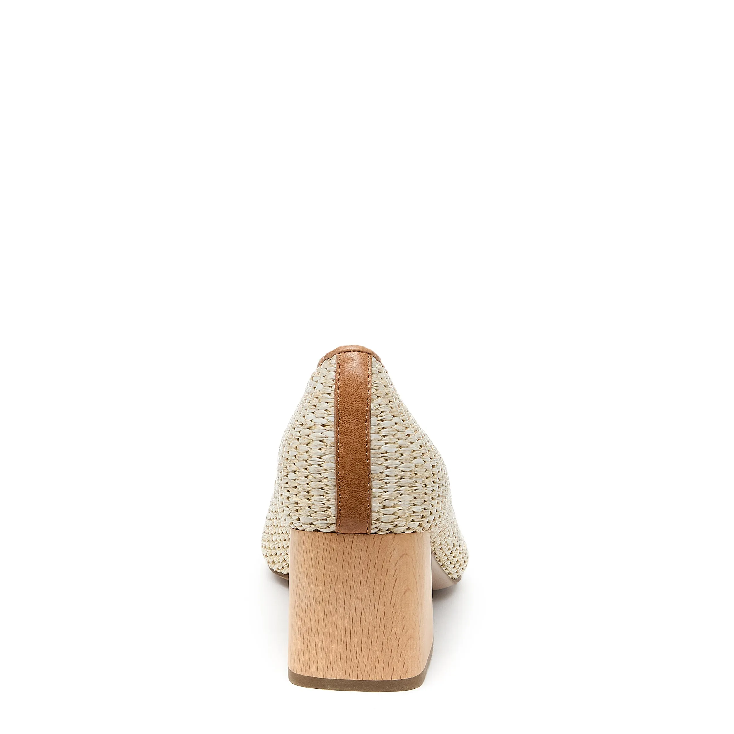 Pump Natural Raffia Heels