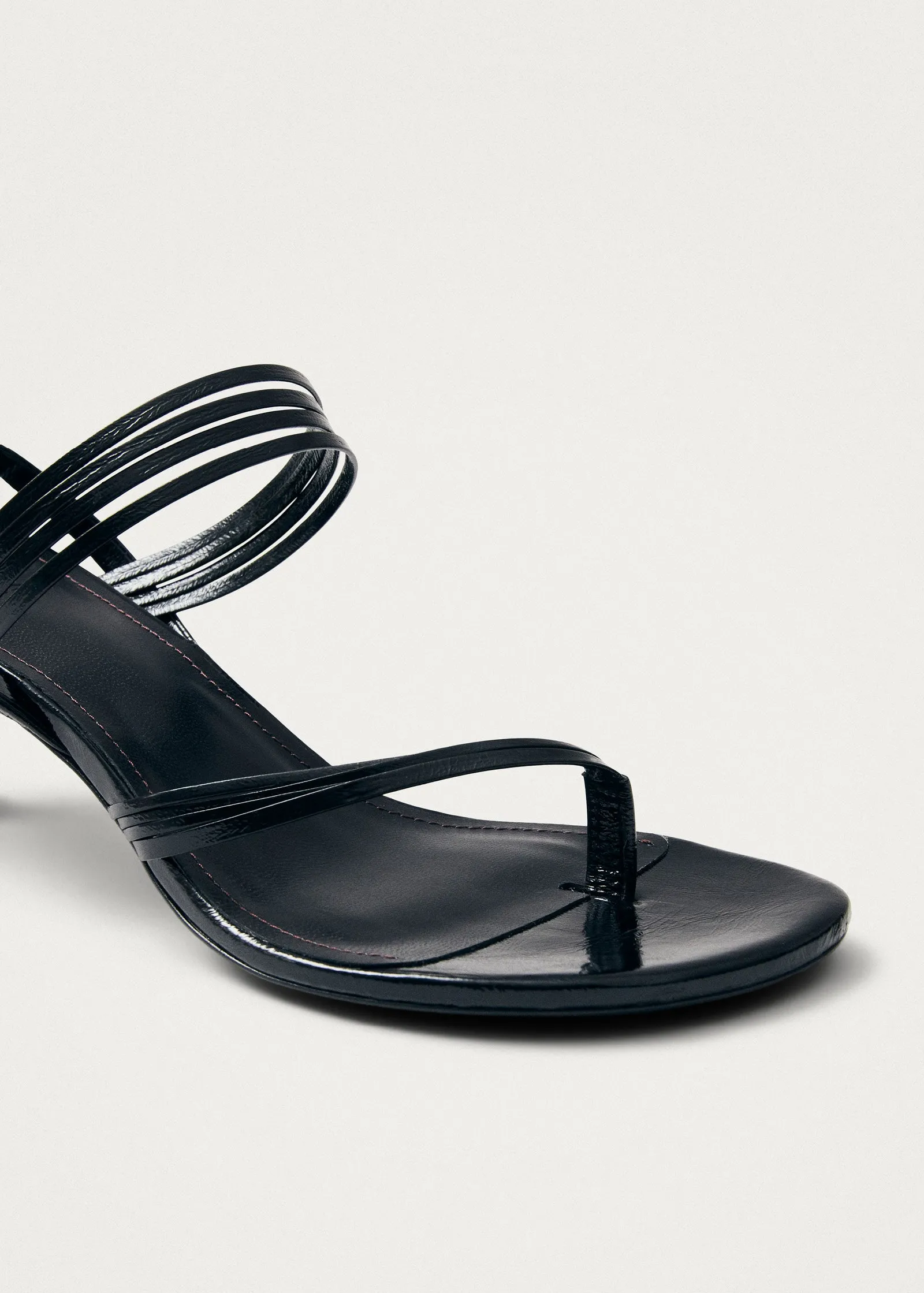 Salsa Black Leather Sandals