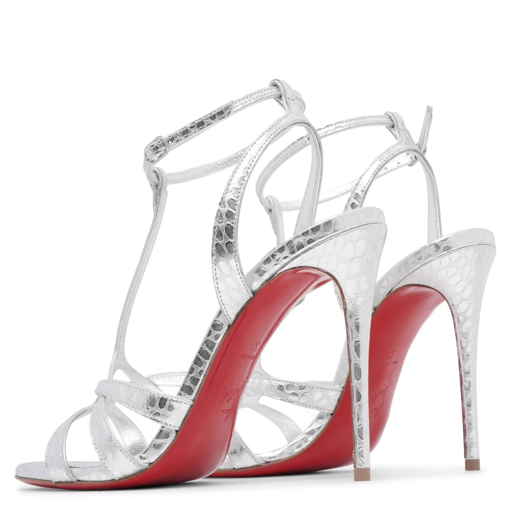 Tangueva 100 silver sandals