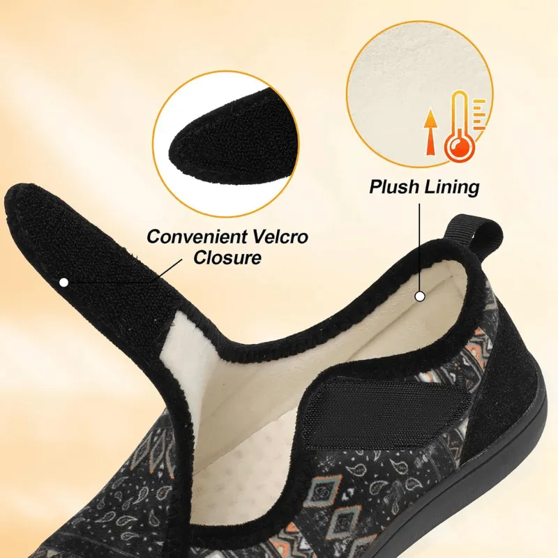 Tribal Pattern Slippers – Stylish Comfort for Everyday Wear