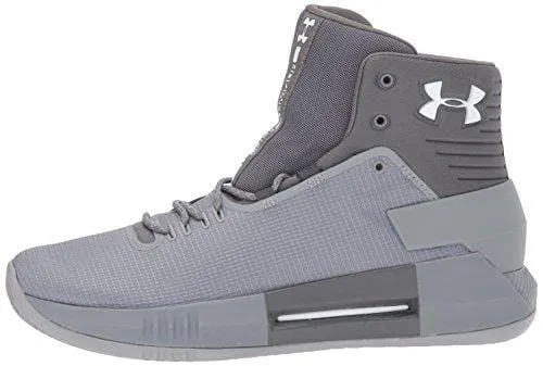 Under Armour Men's Team Drive 4 Basketball Shoe, Steel (106)/Graphite, 10