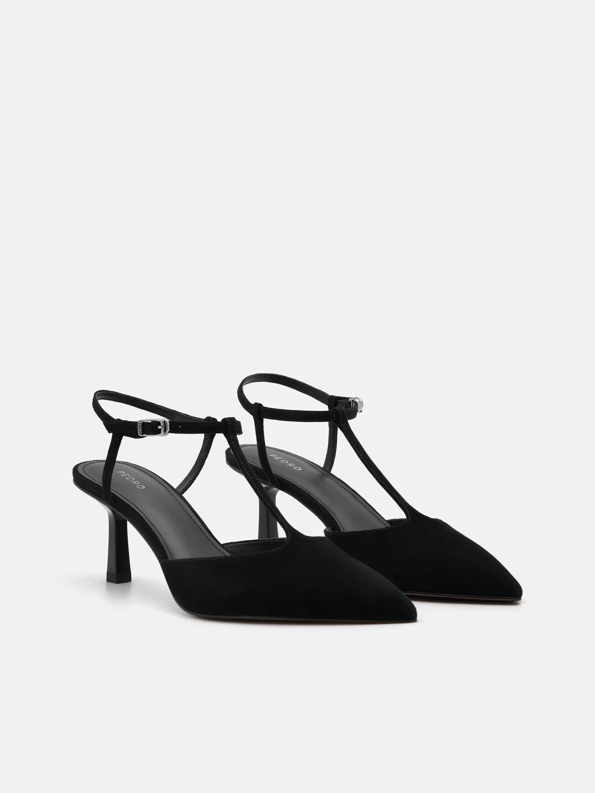 Vika Leather Heel Pumps
