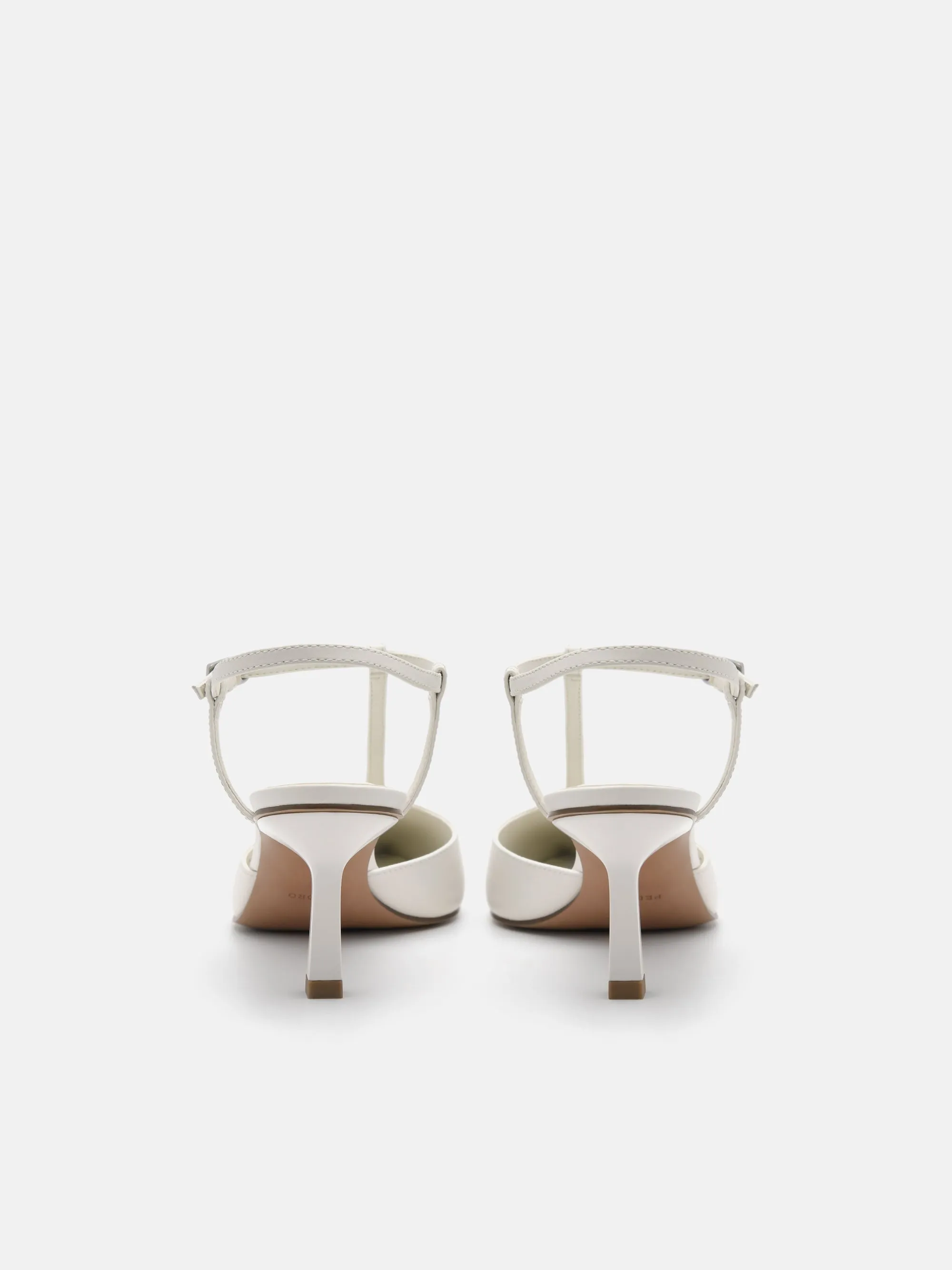 Vika Leather Heel Pumps