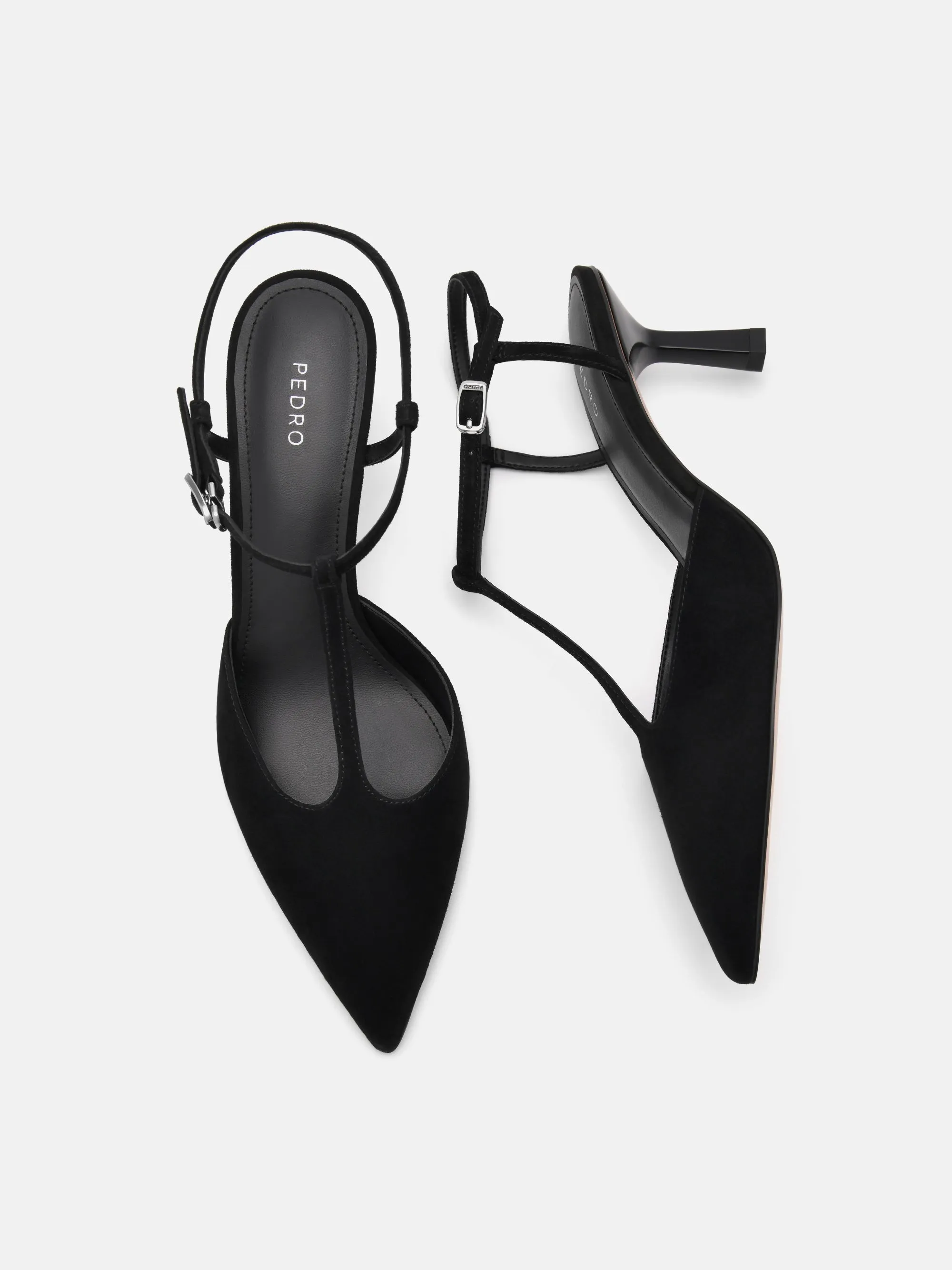 Vika Leather Heel Pumps