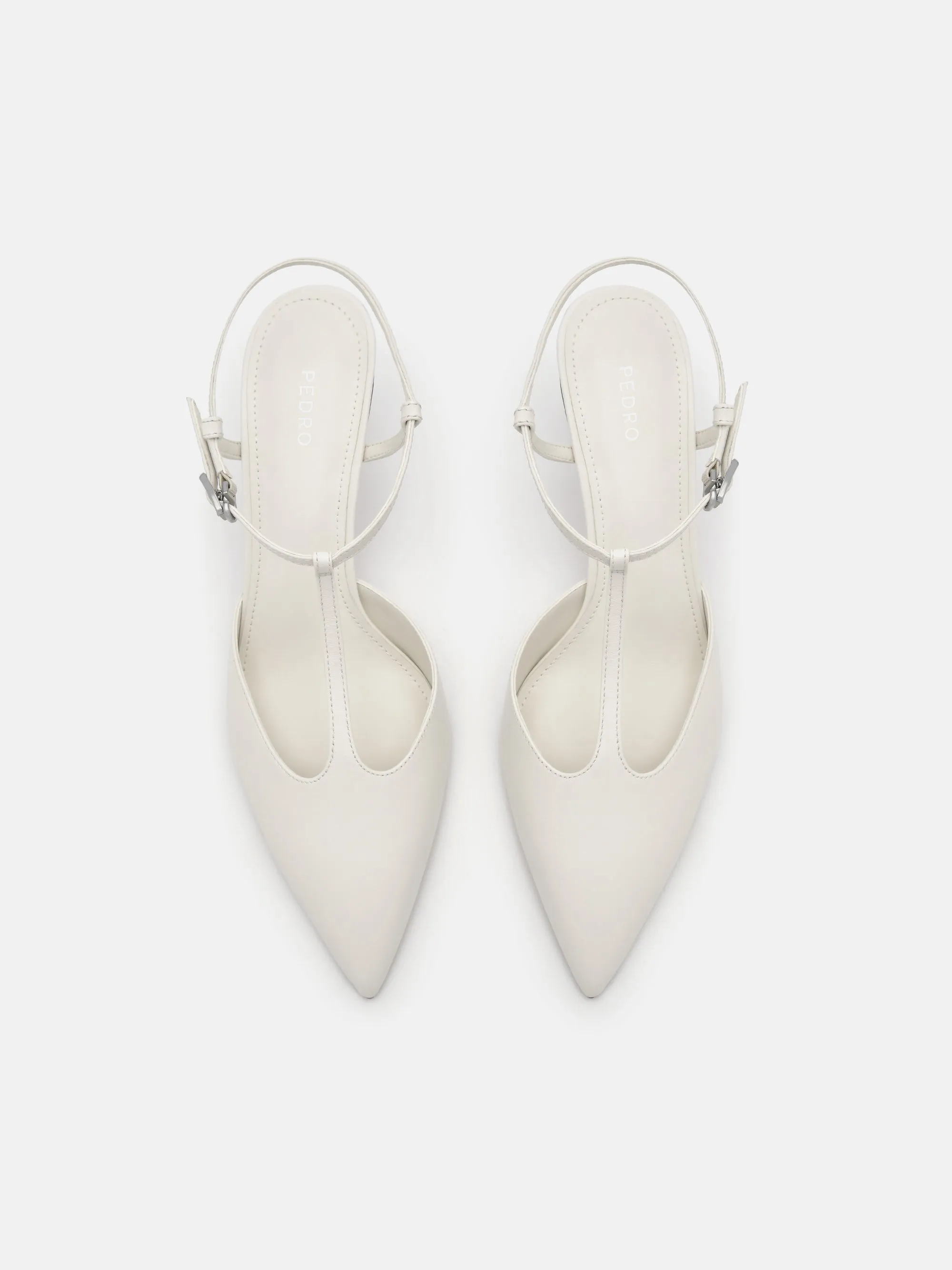 Vika Leather Heel Pumps