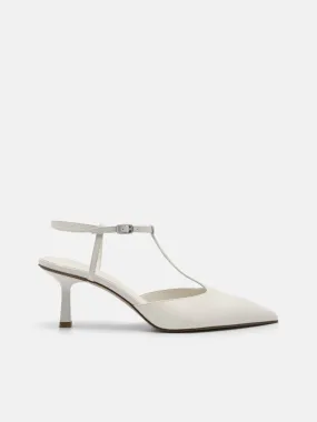 Vika Leather Heel Pumps