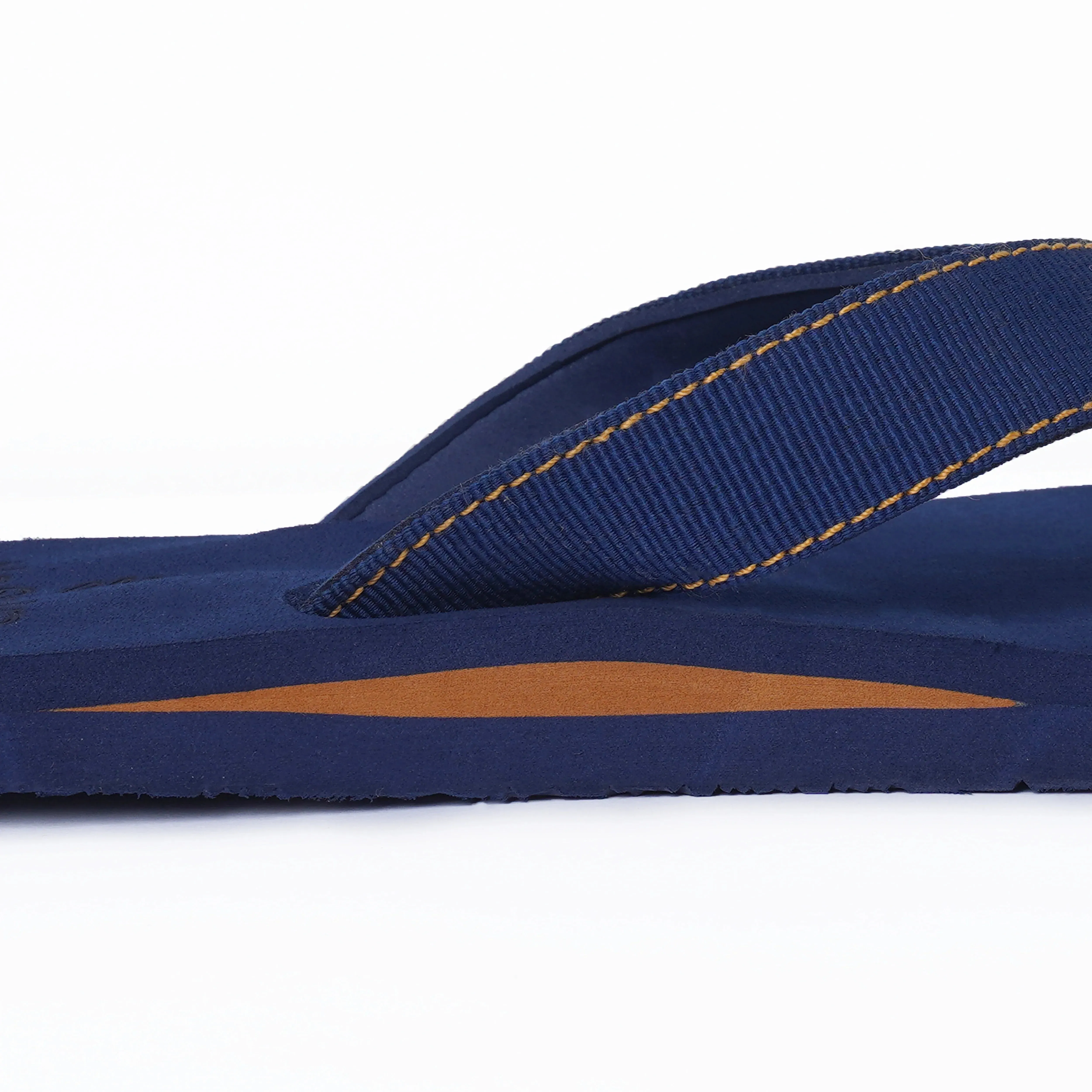 Women’s Blue Stripe Arch Slippers – Stylish, Lightweight & Arch Support Comfort